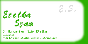 etelka szam business card